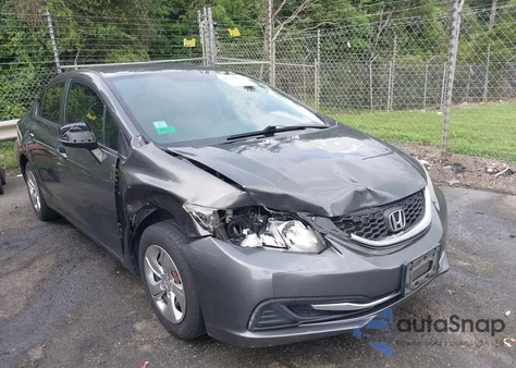 2013 Honda Civic Lx из США, поврежденный, VIN 2HGFB2F58DH543909